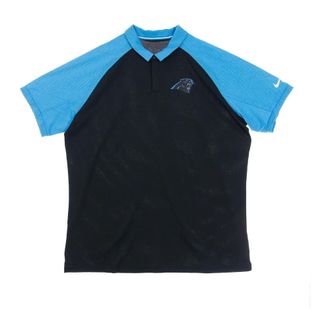 Nike NFL Logo Raglan Polo - Heren - Fitness - Zwart - XL - Polyester - Fitness