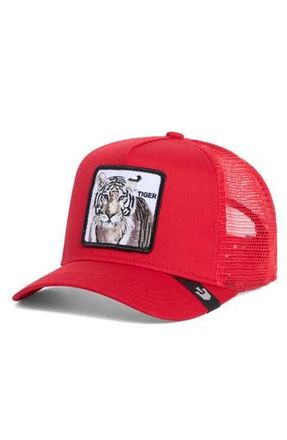 Goorin Brothers Tiger Patch Trucker Hat in Red at Nordstrom Rack
