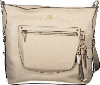Guess Beige Polyurethane Womens Womens Handbag