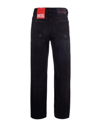 Diesel Mens Jeans 2001 D-Macro Black Cotton