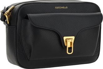 Coccinelle Womens Beat Soft Shoulder Bag Noir Calf Leather Bos Taurus