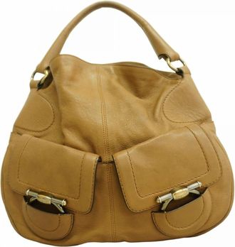 Ferragamo Leather Shoulder Bag (Pre-Owned)