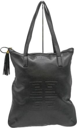 Givenchy Vintage, unisex, Zwart, ONE Size, Leer, Tweedehands leren handtassen