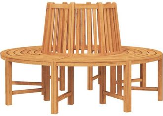 vidaXL Bancos De &Aacute;rbol Semicirculares 2 Uds Madera Maciza Teca &Oslash;160 Cm Vidaxl