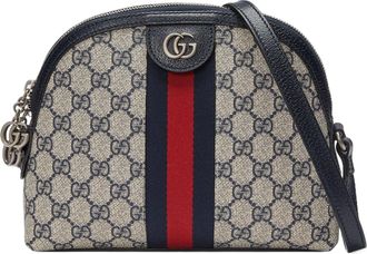 Gucci (WMNS) Gucci Ophidia GG Small Shoulder Bag Beige Blue 499621-K05NN-4076