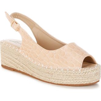 London Rag Yarael Espadrille Sandal in Beige at Nordstrom Rack, Size 7.5
