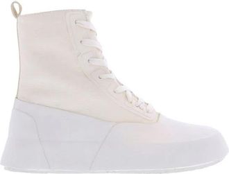 AMBUSH Leren Hi-Top Sneaker in Off-White - Heren - Sneakers - Wit - 43 EU - Schoenen