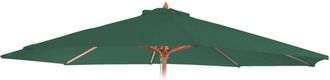 Hhg Non utilizzato] Telo copertura per ombrelloni rotondi Florida &oslash; 350cm, verde