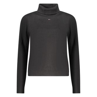 Tommy Hilfiger Zwarte Katoenen Dames Trui
