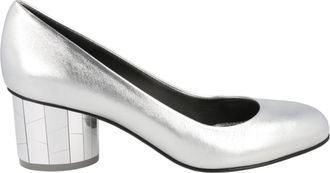 Ferragamo Farrah Metallic Leather Pumps