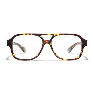 Chanel Pilotbril - Dames - Accessoires - Bruin - Maat: 57 MM