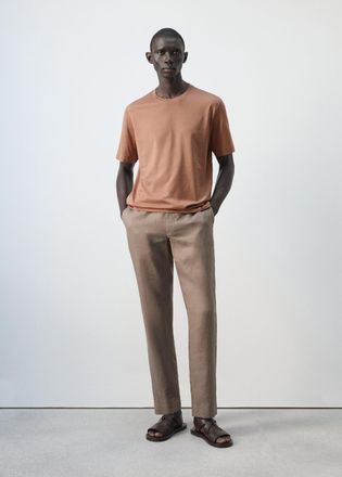 Mango T-shirt 100% cotone regular-fit pesca - Uomo - XXL - MANGO MAN