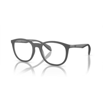 Emporio Armani 0ea4211 Matte Black Rounded Square Eyeglasses with Interchangeable Lenses