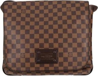 Louis Vuitton Pre-owned Cross Body Bags, female, Brown, Size: ONE SIZE Pre-owned Vintage Canvas Cross Body Bag