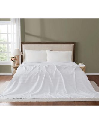 Brooklyn Loom Cotton Waffle Family Blanket