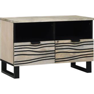 vidaXL TV Units with Drawer White 70 x 33 x 46 cm Engineered wood vidaXL