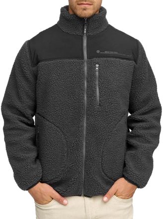 Indicode Sweatjacke INDICODE INErnestoy, Herren, Gr. XXL, dk grau, Sweatware, Obermaterial: 100% Polyester, unifarben, regular fit, Sweatjacken Sweatjacke