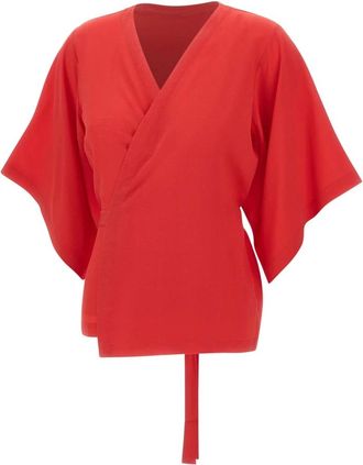 KANGRA Mujer, Blusas y Camisas, Rojo, Talla: L
