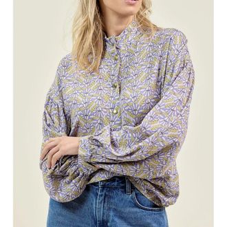 Apaches Collections Blouse met maokraag met bloemenprint, VIDYA