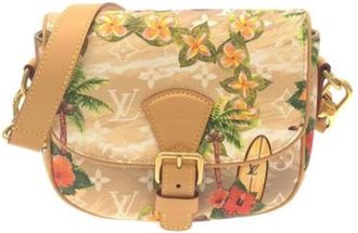 Louis Vuitton Pre-owned Monogram Shoulder Bag - Dames - Vintage Schoudertas - Beige - ONE Size - Vintage