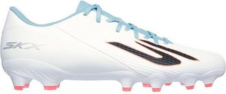 Skechers SKX_2 Academy voetbalschoenen voor heren, voor harde ondergrond (Wit/blauw)