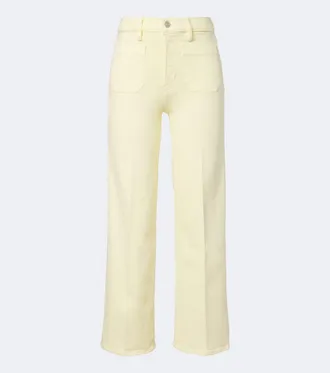 Frame Denim Anchor cropped straight jeans