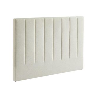 Sweeek Cabecero de cama revestimiento tela, 150cm, beige