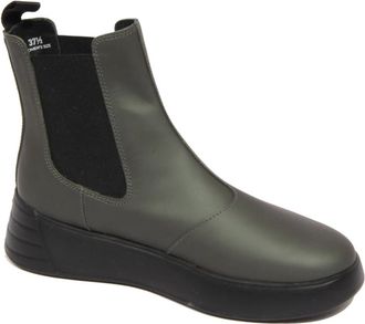 Hogan Groene Chelsea Rebel Laarzen - Dames - Chelseaboots - Groen - 37 EU - Schoenen