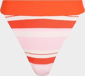SIMKHAI Kristy Striped Bikini Bottoms