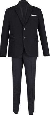 Neil Barrett Suit and Trousers Set in Black Viscose