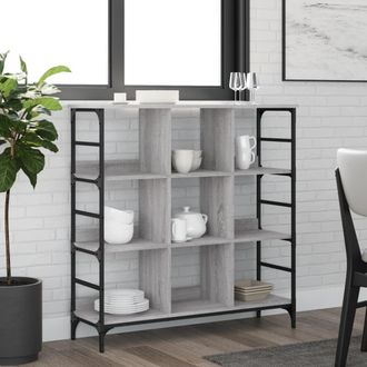 Berkfield Home Sideboard Grey Sonoma 102x32x103.5 cm Engineered Wood