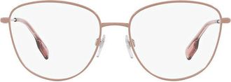 Burberry BE13761343 Cat Eye Full Rim Eyeglasses - Pink