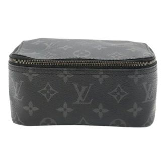 Louis Vuitton Pre-owned Vintage Pouch - Dames - Pre-owned - Grijs - Maat: ONE Size Leer