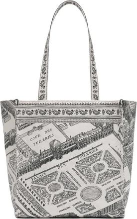 Inou&iuml; Editions Shopping Louvre Tote - Dames - Shoppers - Veelkleurig - ONE Size - Katoen - Tassen