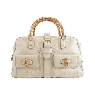 Gucci Pre-owned Handbags, female, Beige, Size: ONE SIZE Pre-owned Vintage Handbag