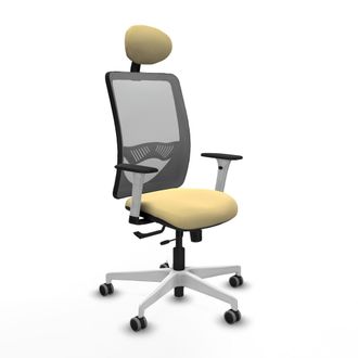 Piqueras y Crespo Silla De Oficina Piqueras Y Crespo Zulema Blanco Espuma Densa
