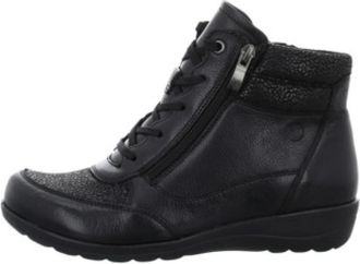 Caprice Dames Winterlaarzen- Effen Kleur - Dames - Veterlaarzen - Zwart - 37 EU - Schoenen