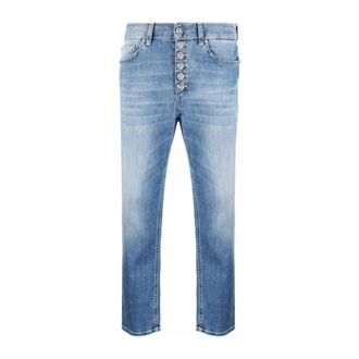Dondup Koons Gioiello Cropped Jeans - female - Dondup - Cropped Jeans - Blue - W30 - Jeans