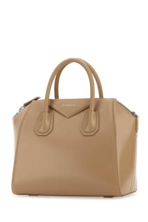 Givenchy Womens Beige Leather Small Antigona Handbag Sand Borse A Mano