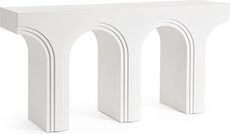 BIZZOTTO Rhome Twin console tapered white