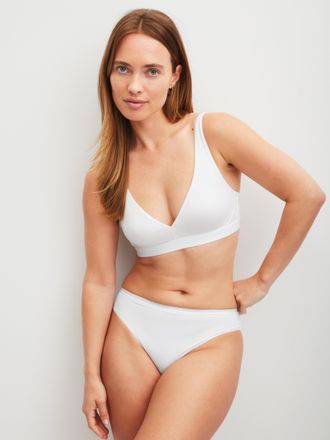 CALIDA Soft-BH CALIDA Sleek Skin, Damen, Gr. 75, Cup C, wei&szlig;, Obermaterial: 75% Polyamid, 25% Elasthan, BHs Soft-BH, mit leichten, vorgeformten Cups, in Sing