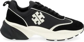 Tory Burch Good Luck Trainer - Dames - Sneakers - Zwart - 36 EU - Leer - Schoenen