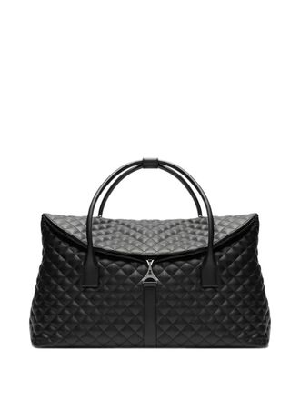 Mani&egrave;re De Voir logo-detail tote bag - Black