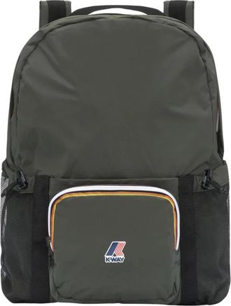 K-Way Rugzak - Heren - Rugzakken - Groen - ONE Size - Nylon - Tassen