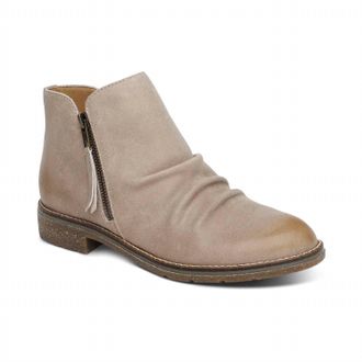 Aetrex Womens Mila Weatherproof Boots In Taupe