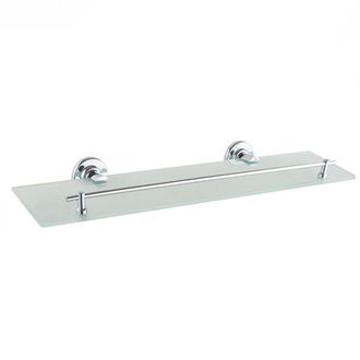 Trade Shop Trade Shop - Estante En El Ba&ntilde;o De Muebles De Vidrio Satinado Con Fijaci&oacute;n De Pared De Asientos 79816