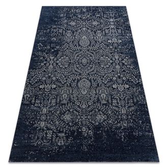 RugsX Rugsx - Alfombra Wool Jade 45008/500 Ornamento Azul Oscuro / Beige Osta Blue 240x340 Cm