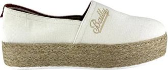 Bally Felly Logo Cotton Espadrilles, Brand Size 37 ( US Size 6.5 )