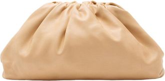 Bottega Veneta Beige Calfskin The Pouch Clutch (Authentic Pre-Loved)