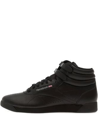 Reebok Sneakers alte in pelle con strappi - Nero